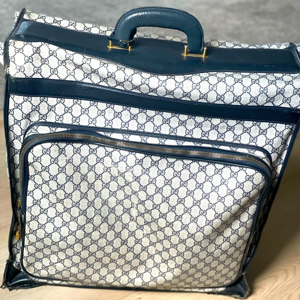 Authentic *Vintage* Gucci Monogram Garment Bag